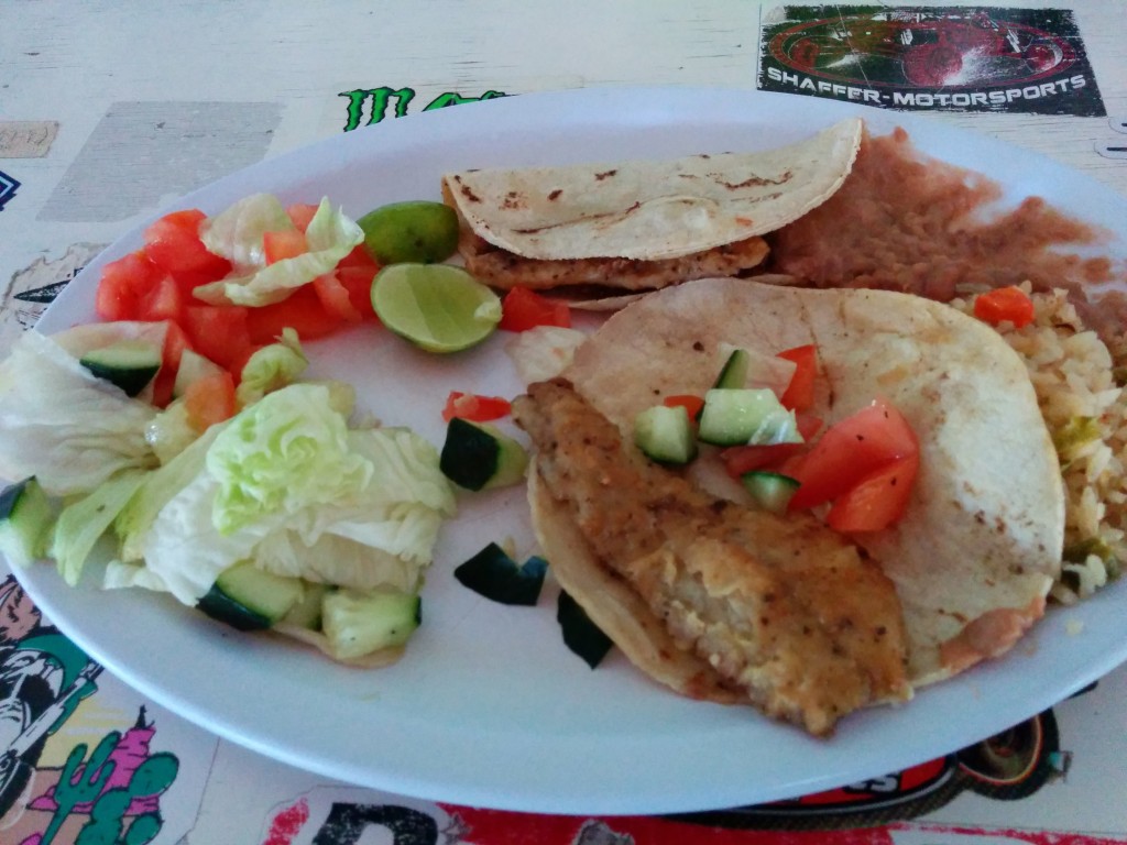 Fish tacos in the morning, fish tacos in the evening, fish tacos in the summer time.