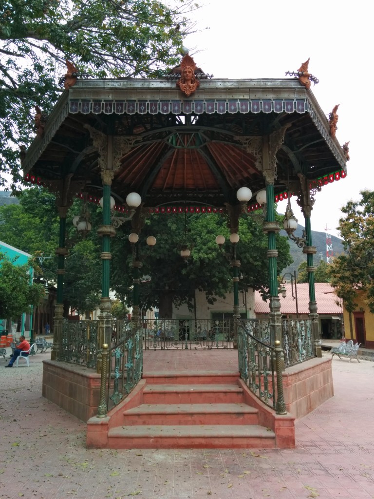 Gazebo in the town square.