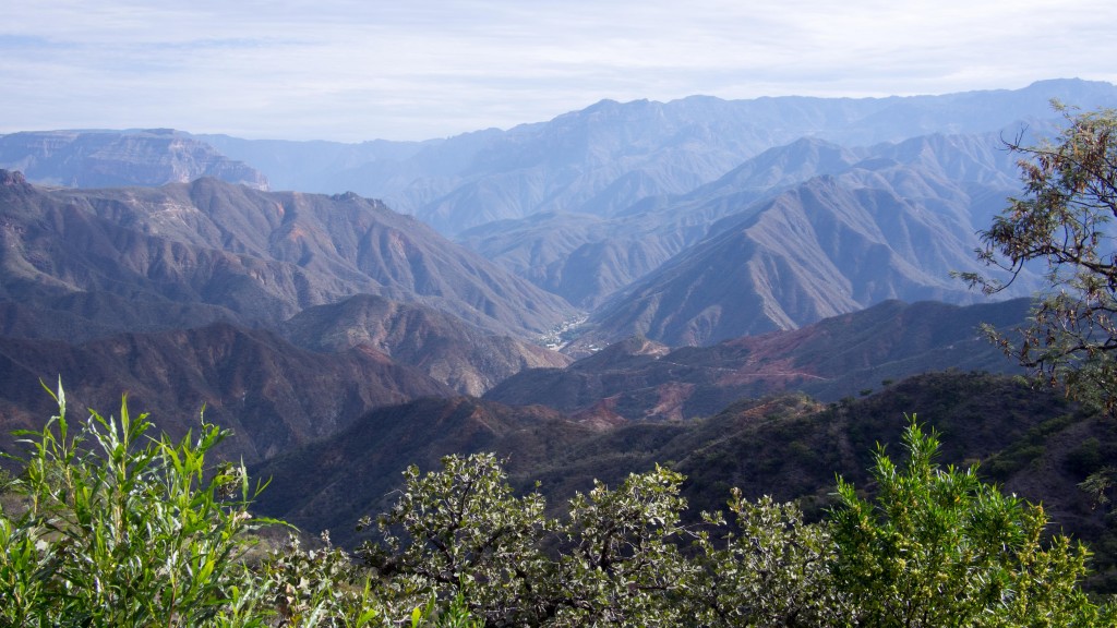 The winding road to Batopilas! Sanctuary!
